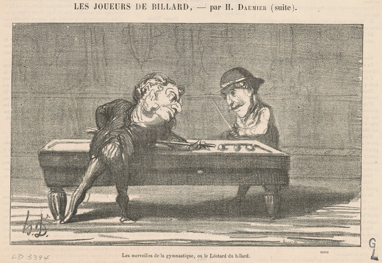 As maravilhas da ginástica... de Honoré Daumier