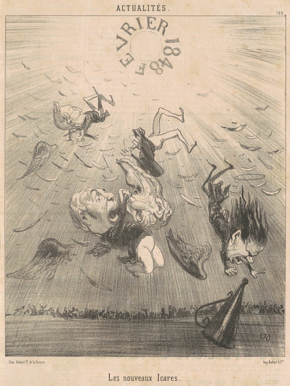 O novo Ícaro de Honoré Daumier