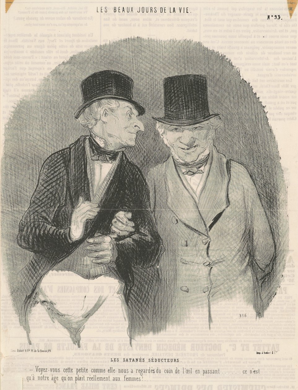 Os malditos sedutores de Honoré Daumier