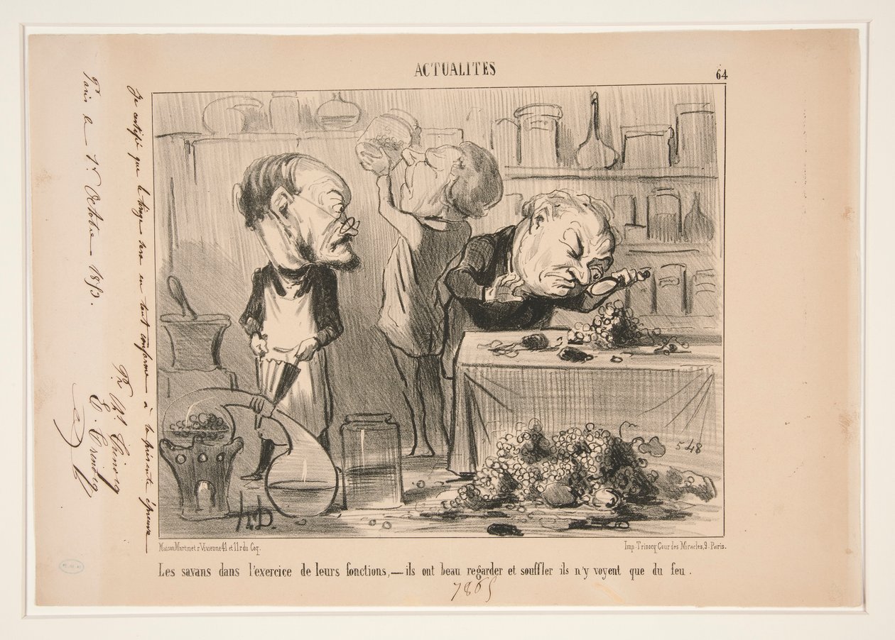 Os estudiosos do de Honoré Daumier