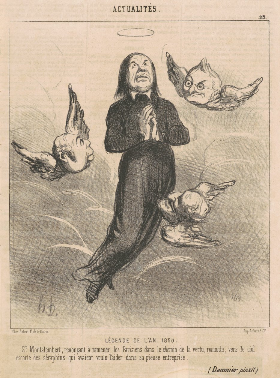 lenda do ano de 1850 de Honoré Daumier