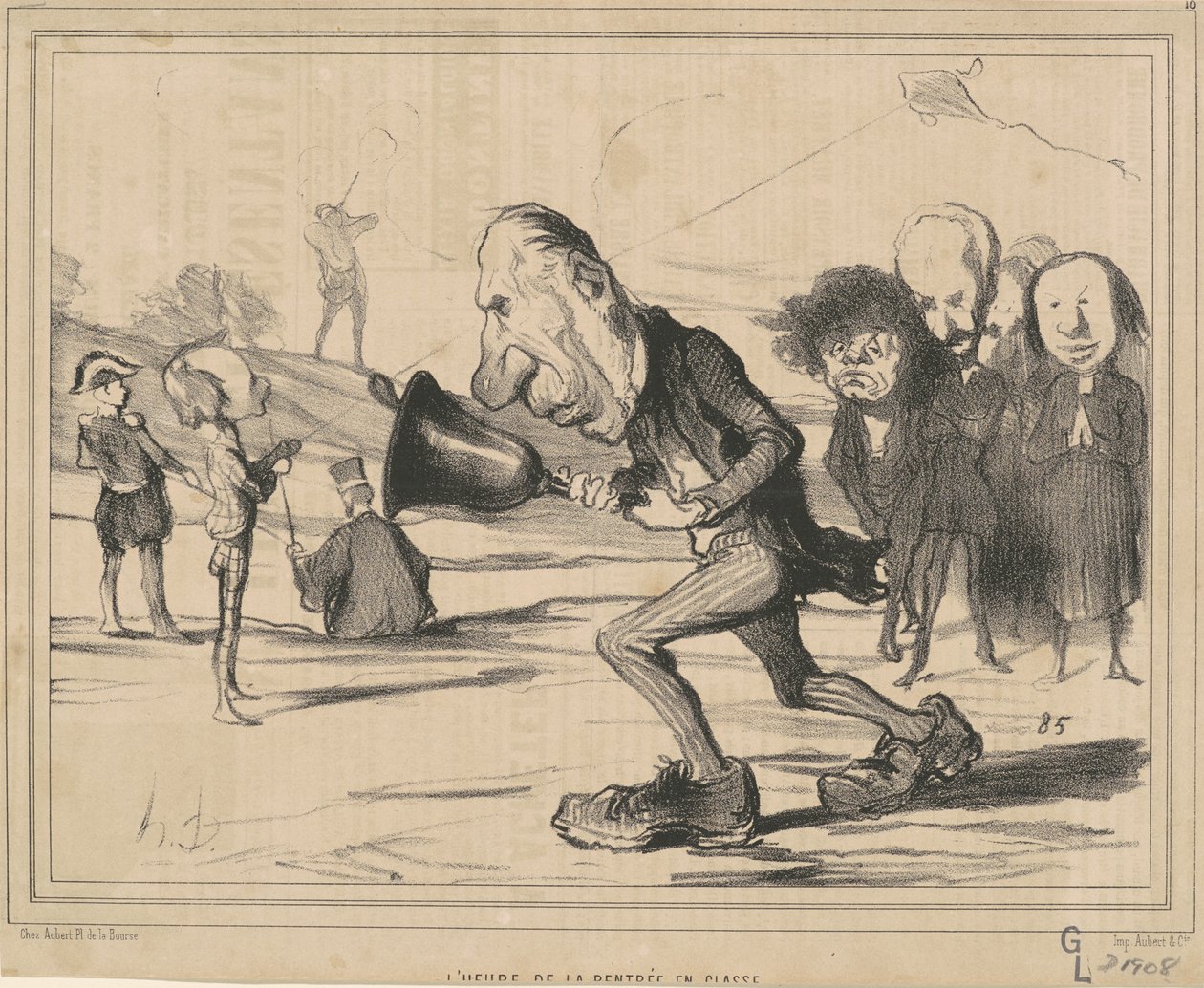De volta ao tempo da escola de Honoré Daumier