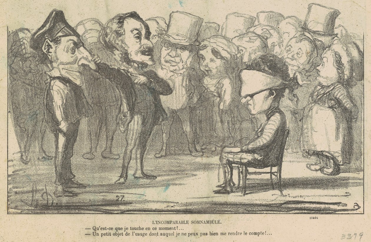 O sonâmbulo incomparável de Honoré Daumier