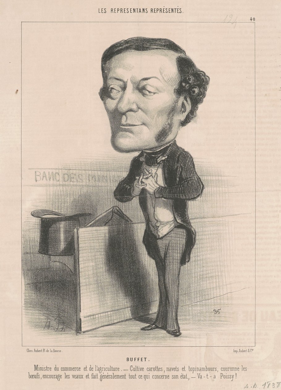 Louis Joseph Buffet de Honoré Daumier
