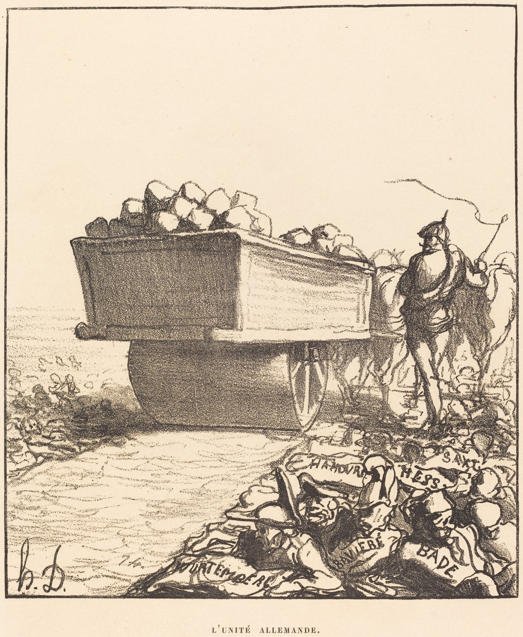 unidade alemã de Honoré Daumier