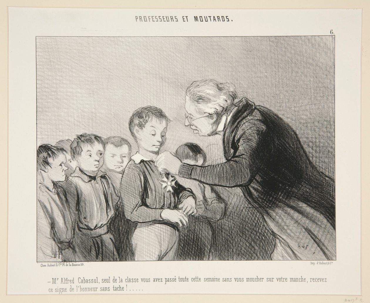 Sr. Alfred Cabassol... receba este sinal do de Honoré Daumier