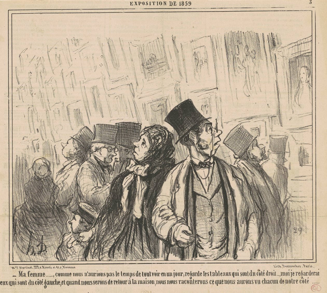 Minha esposa..., como não teríamos... de Honoré Daumier