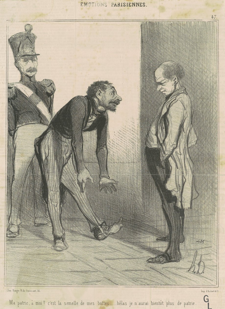 Minha pátria, minha?... de Honoré Daumier