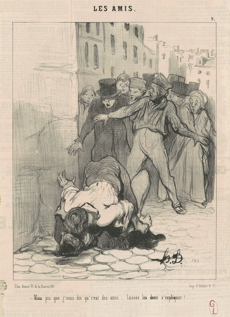 Mas pior do que eu te digo que eles são amigos... de Honoré Daumier