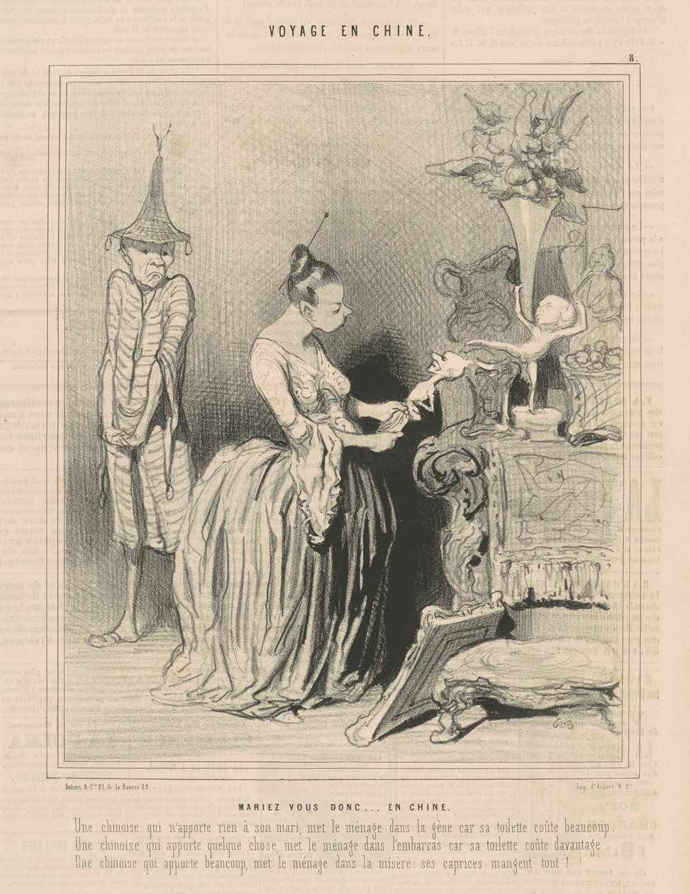 Então se case... na china de Honoré Daumier