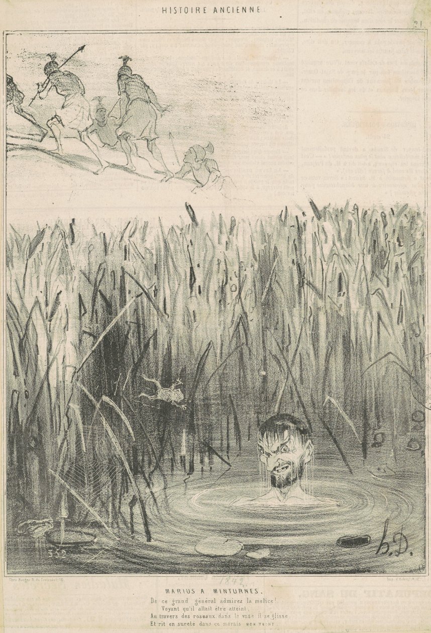 Marius a Minturnes de Honoré Daumier