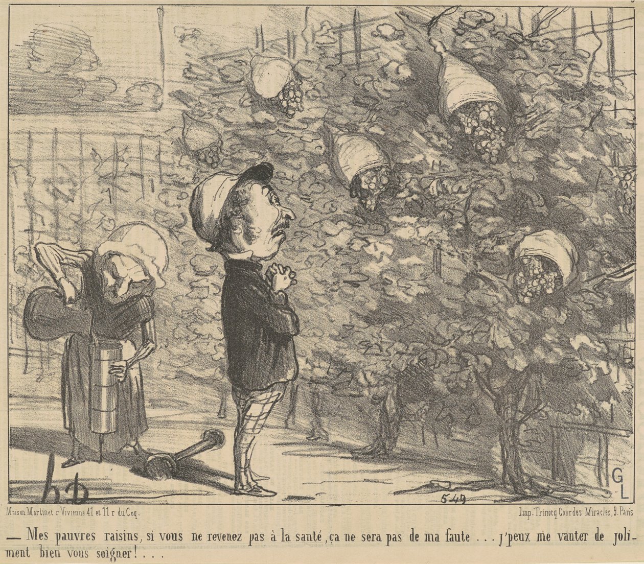 Meus pobres motivos, se você não voltar ao salto... de Honoré Daumier