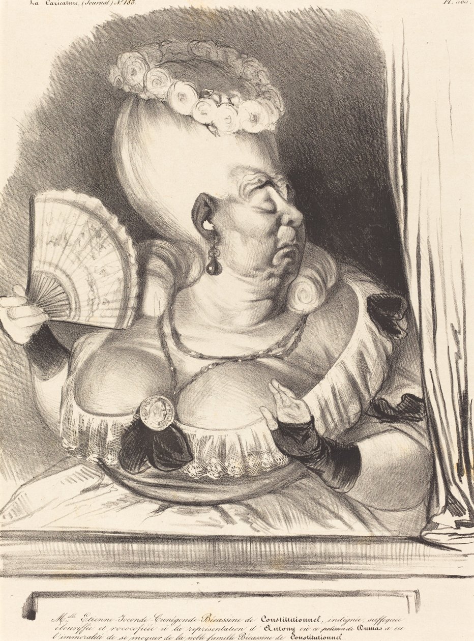 Sra. Etienne-Goconde-Cunegonde-Bécassine de Honoré Daumier