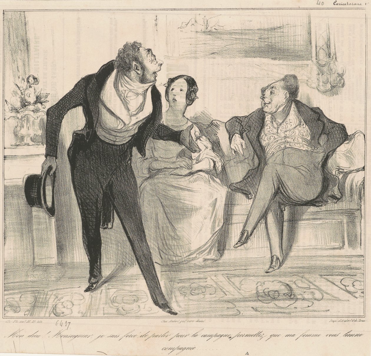 Meu Deus! Senhor, eu sou... de Honoré Daumier