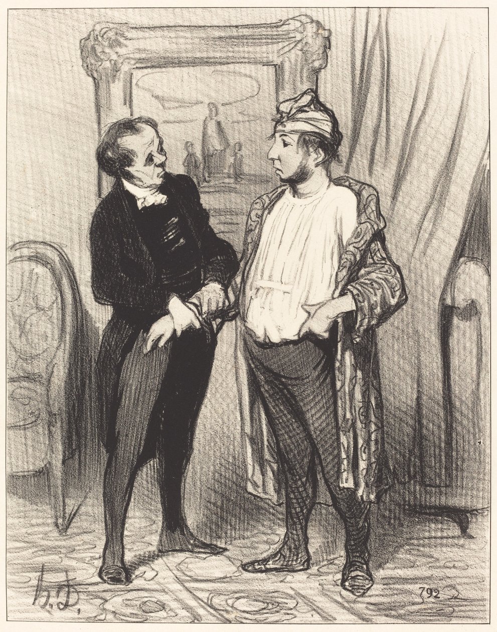 Minha querida, asseguro-lhe que... de Honoré Daumier