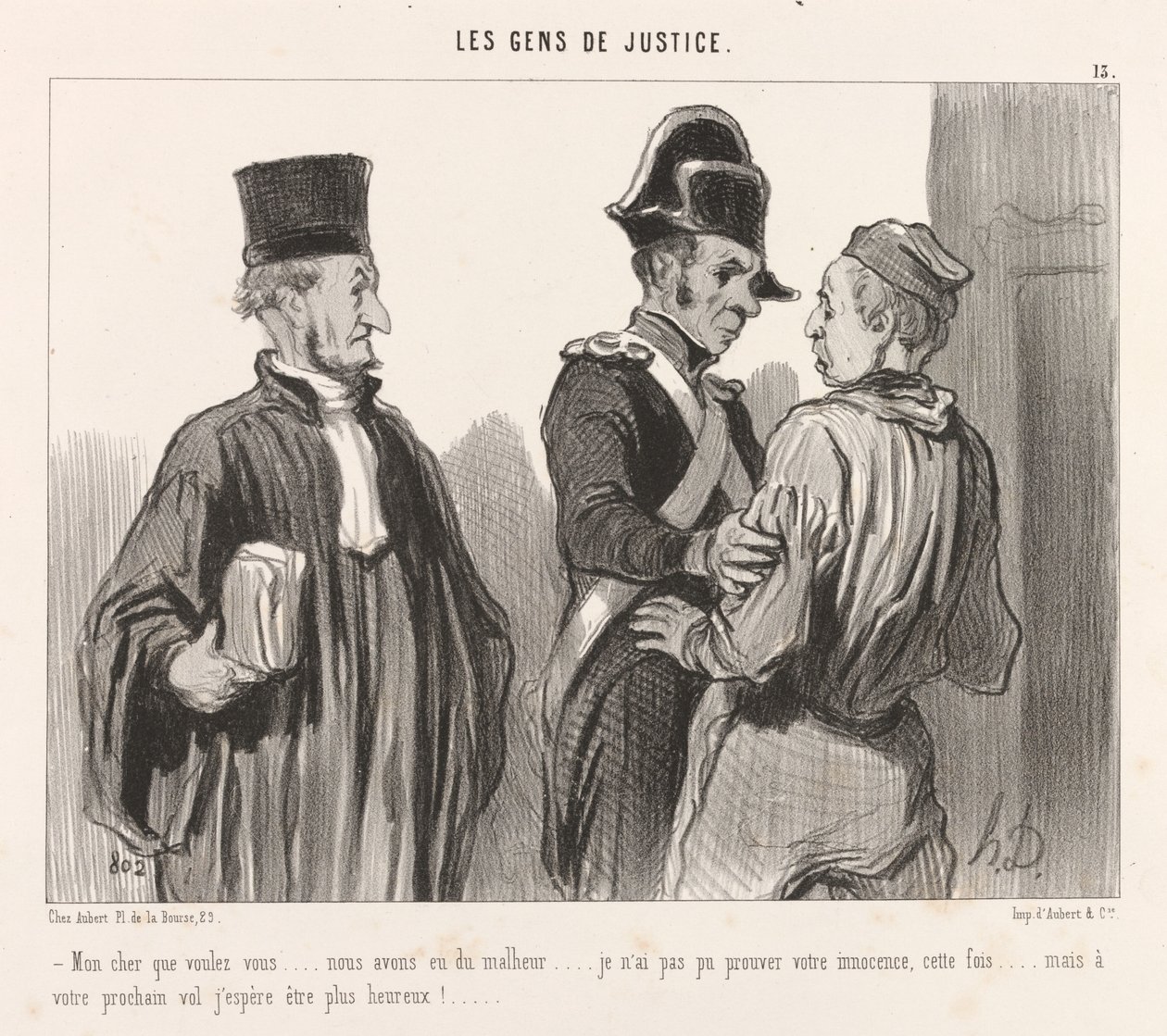 Minha querida, o que você quer... de Honoré Daumier