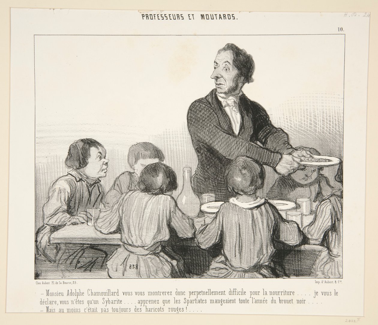 Sr. Adolphe Chamouillard mostrar-se-á portanto. #10 de Professores e Palestrantes de Honoré Daumier
