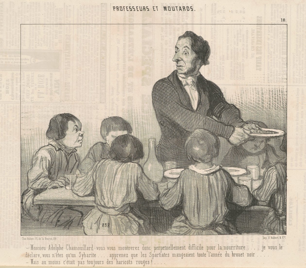Sr. Adolphe Chamouillard, você irá, portanto, mostrar-se... de Honoré Daumier