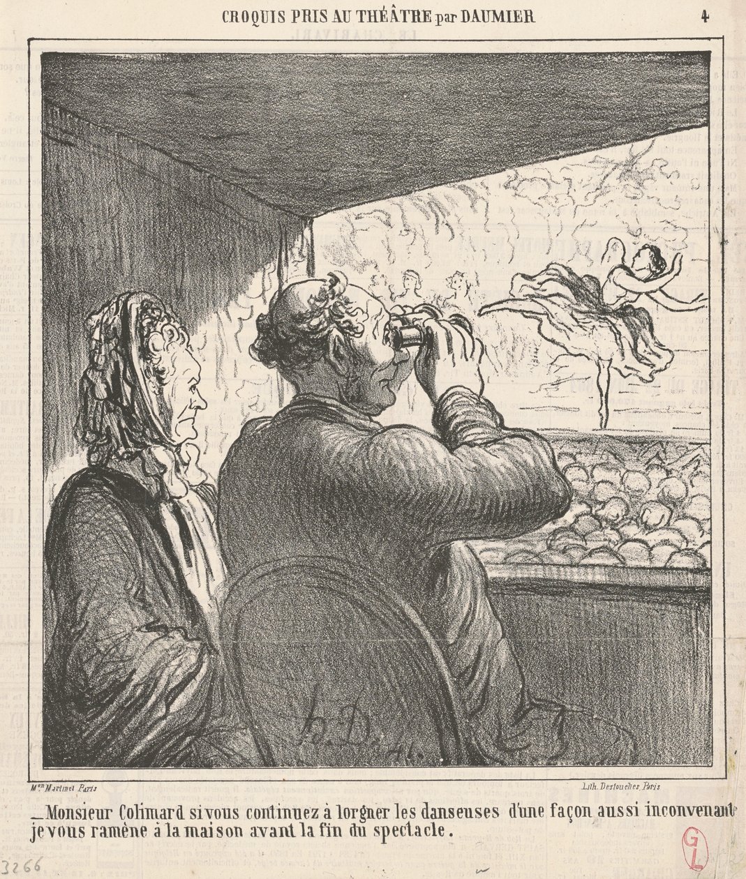 Sr. Colimard se continuar... de Honoré Daumier