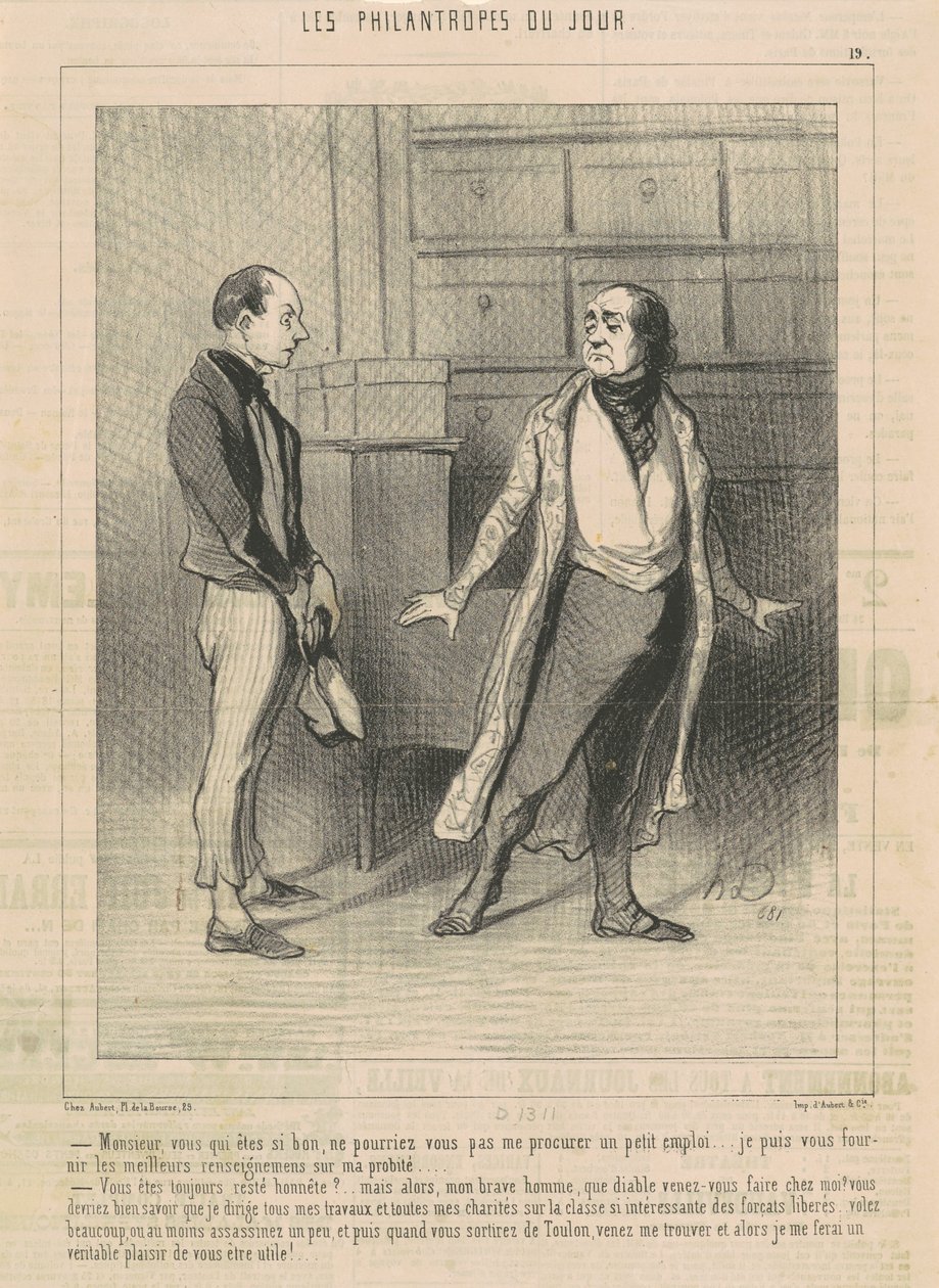 Senhor você que é tão bom... de Honoré Daumier