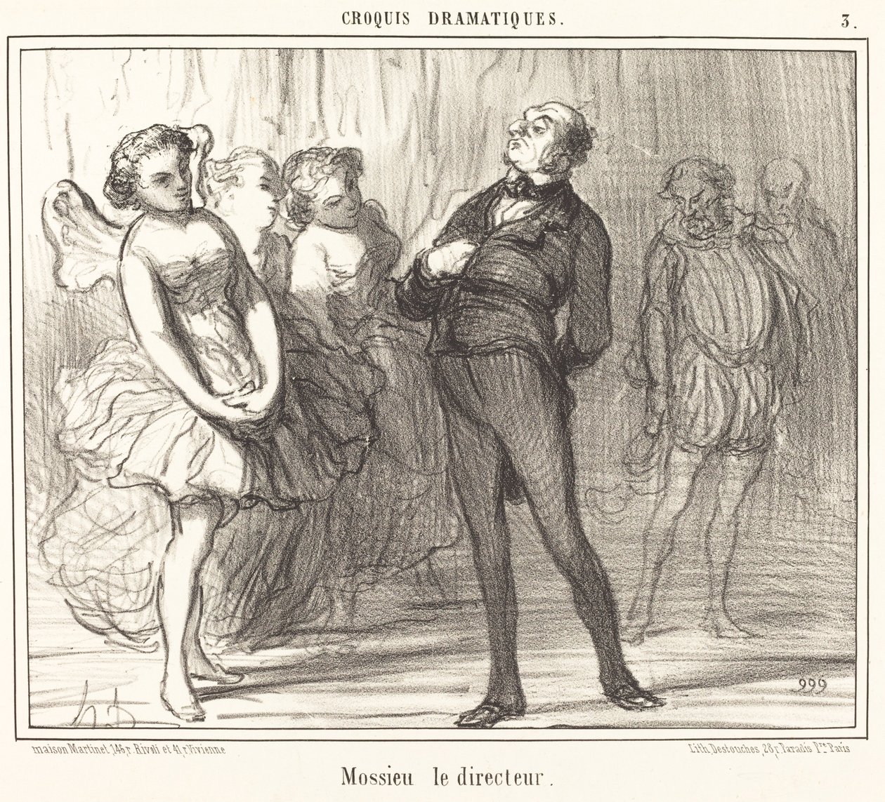 Mossieu le directeur de Honoré Daumier