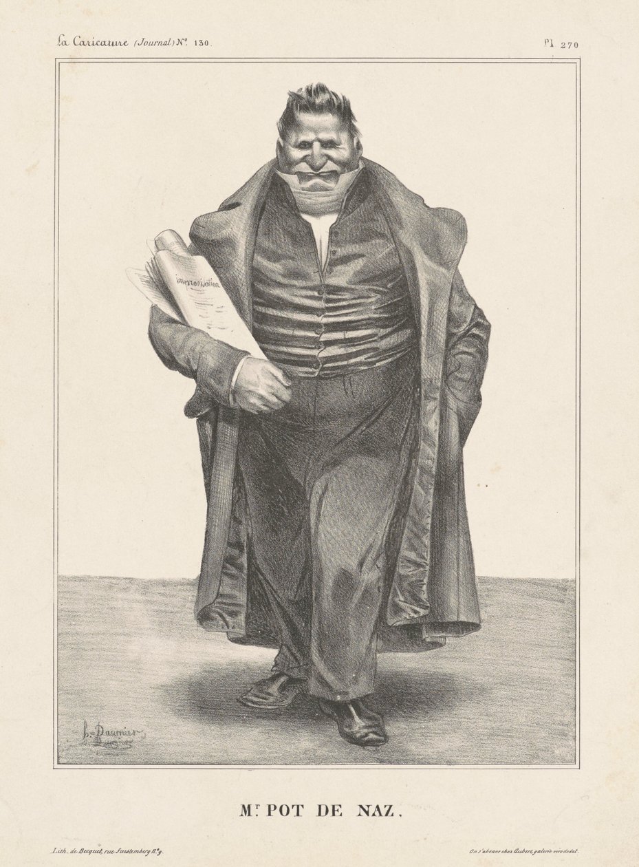 Sr. Pot de Noz. de Honoré Daumier