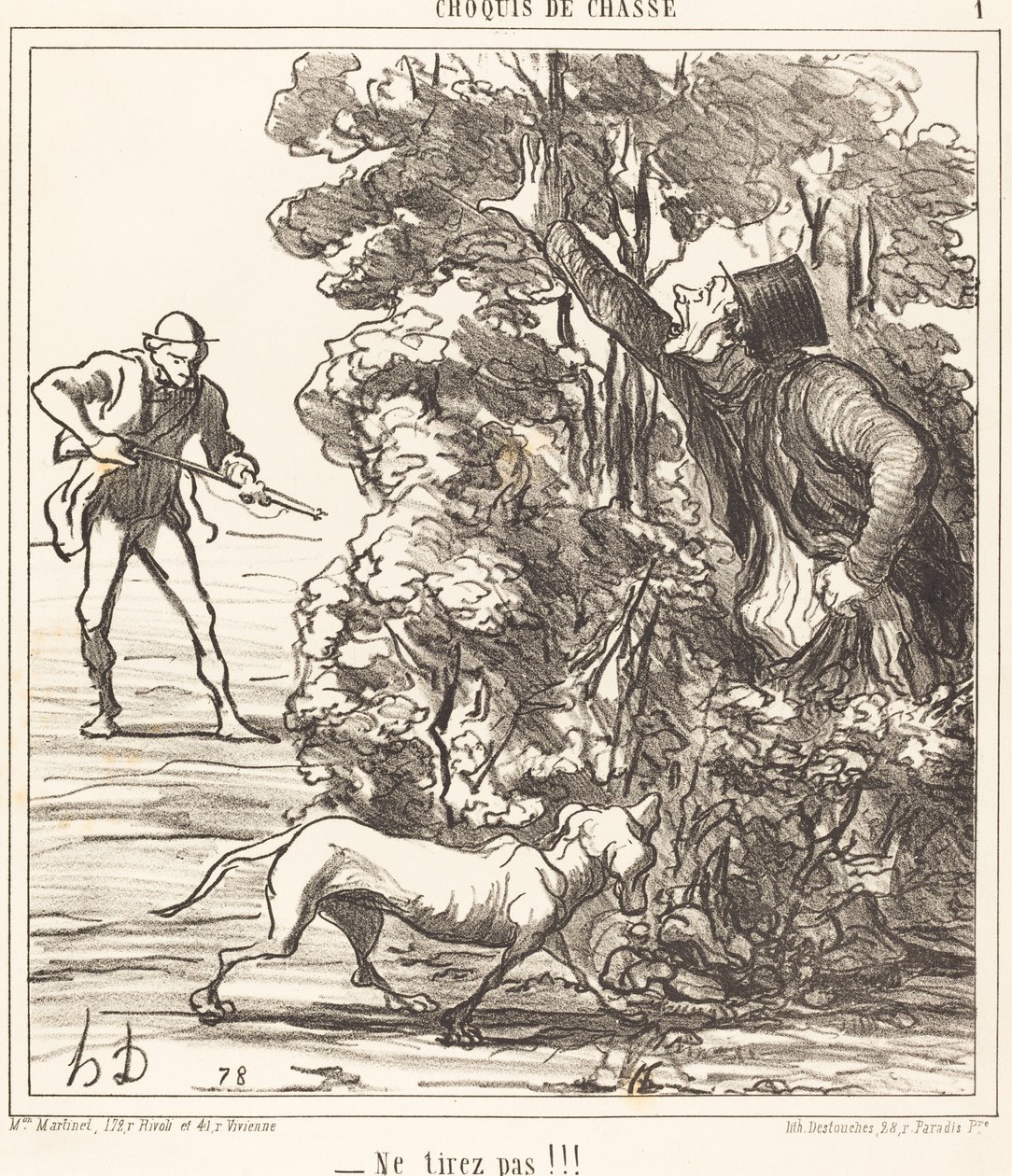 Ne tirez pas!!! de Honoré Daumier