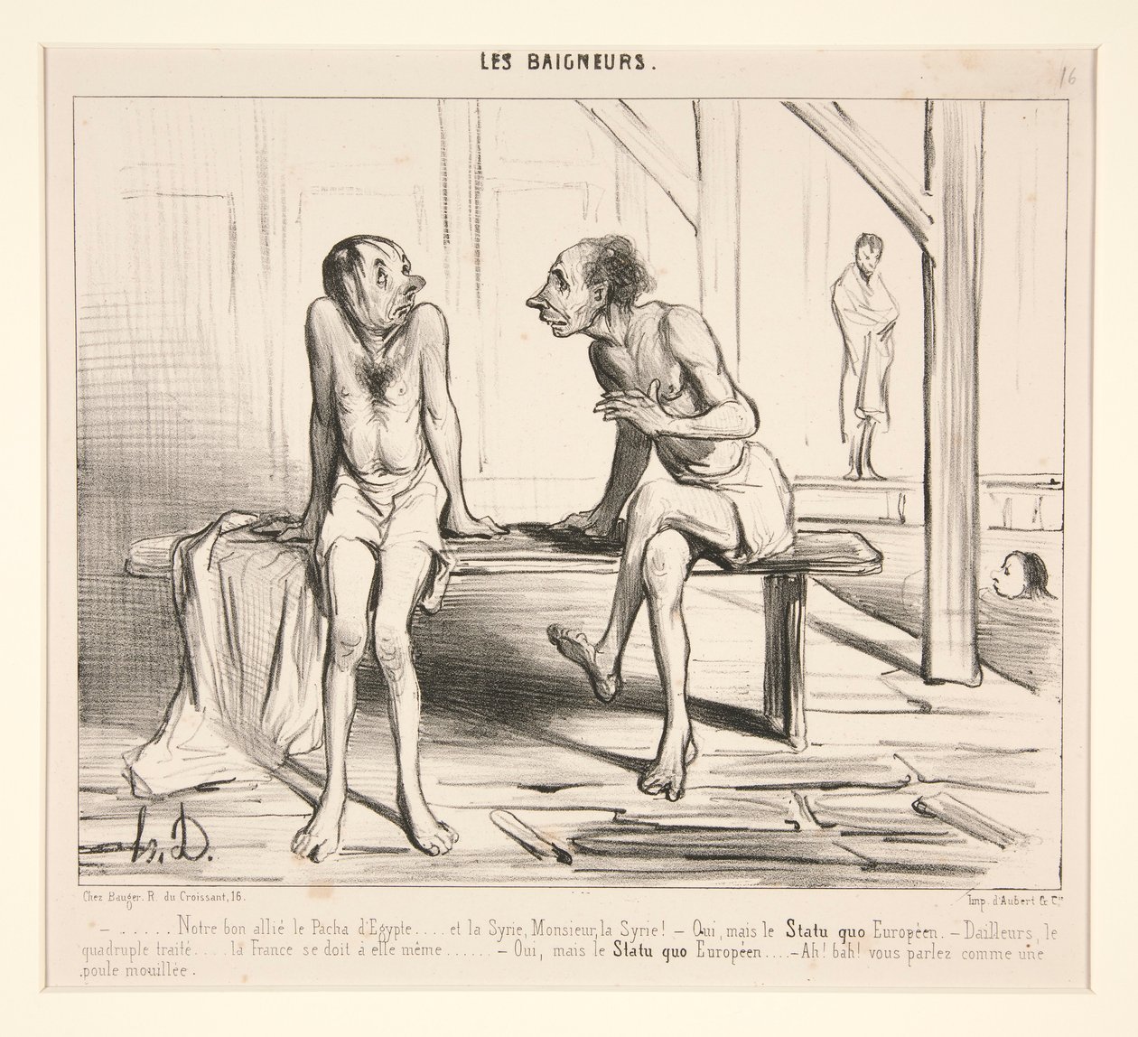 Nosso bom aliado o Pacha d de Honoré Daumier