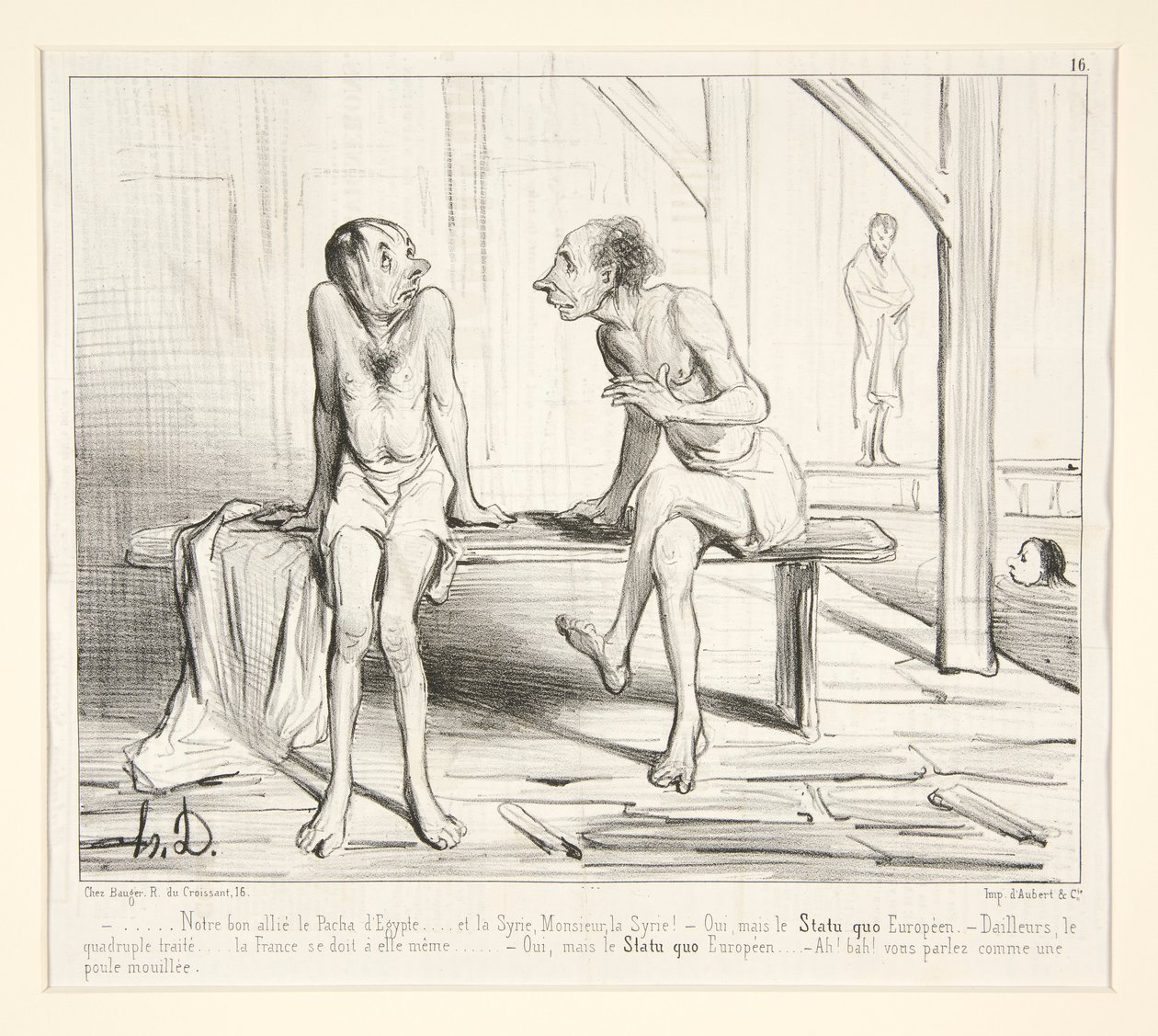 O nosso voucher combina o Pasha de de Honoré Daumier