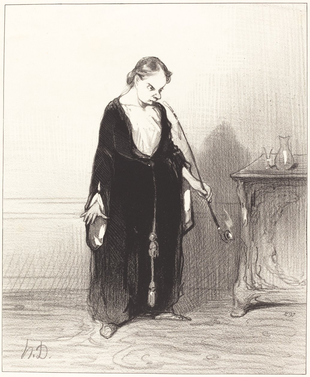 Ó prazer do ópio que você arrebata de mim!... de Honoré Daumier