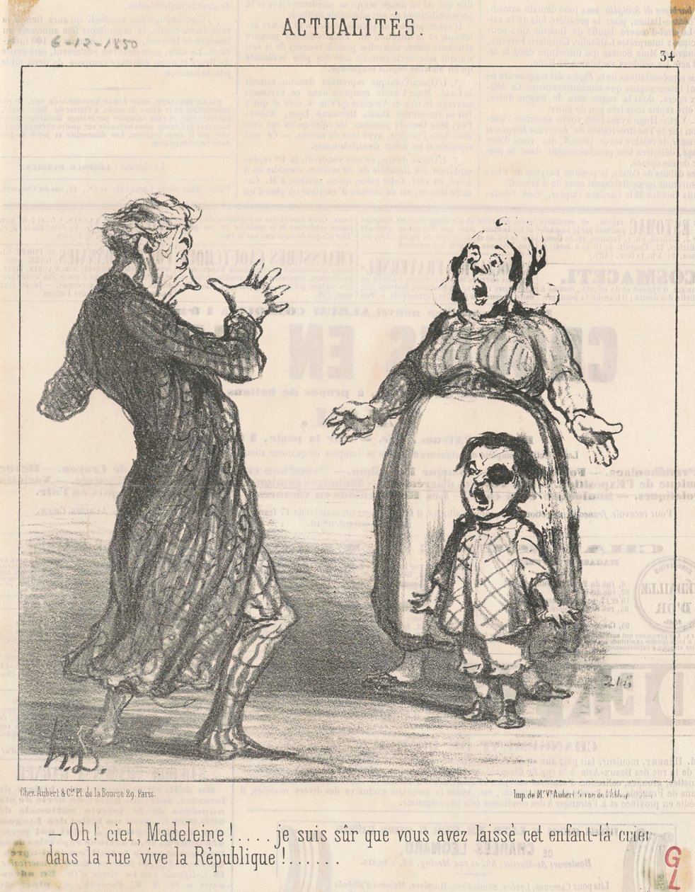 Oh! Céu Madalena! ... de Honoré Daumier