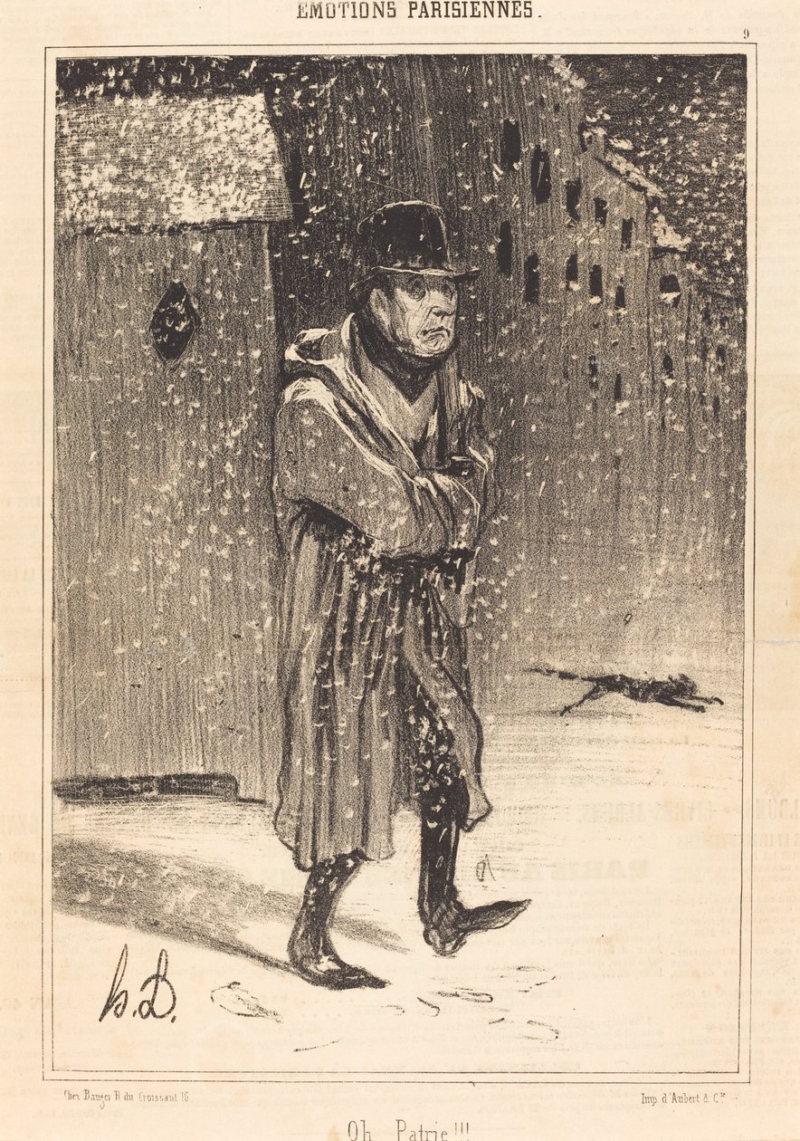 Ó pátria!!! de Honoré Daumier