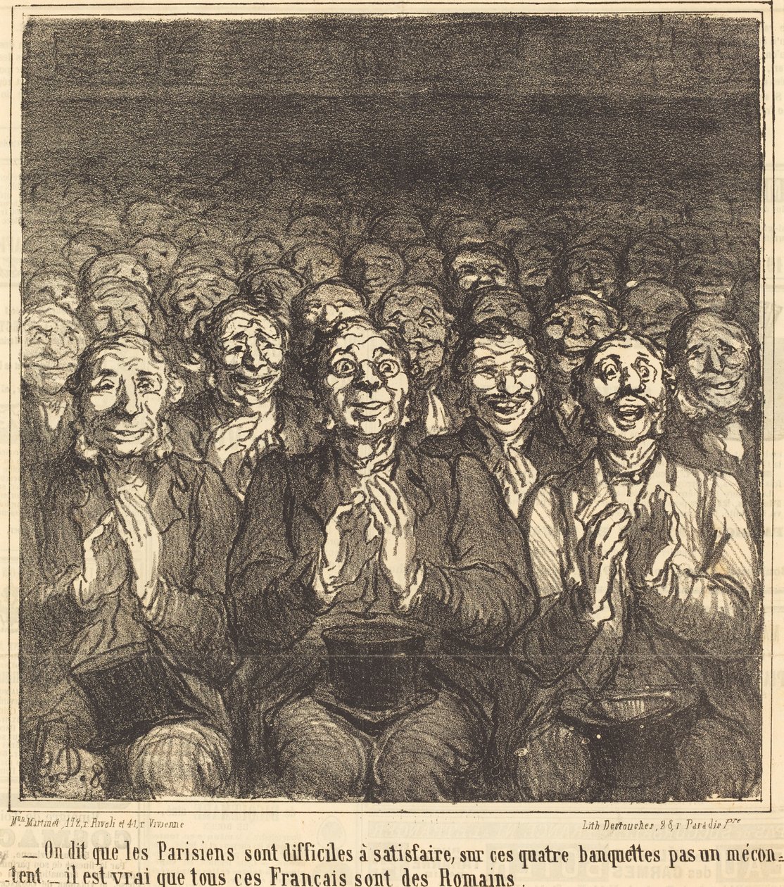 Dizem que os parisienses... de Honoré Daumier