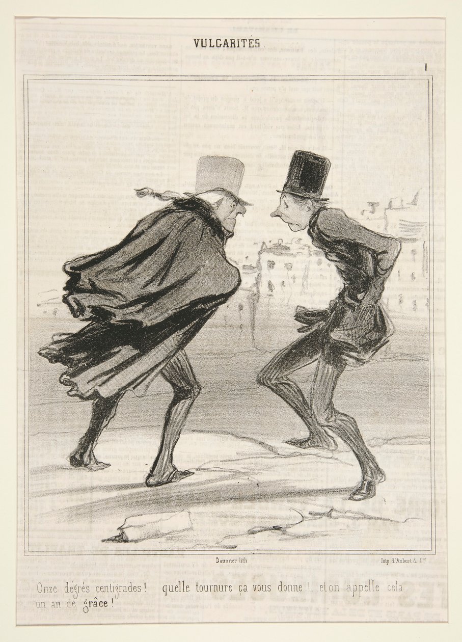 Onze Degres Centigrades! de Honoré Daumier