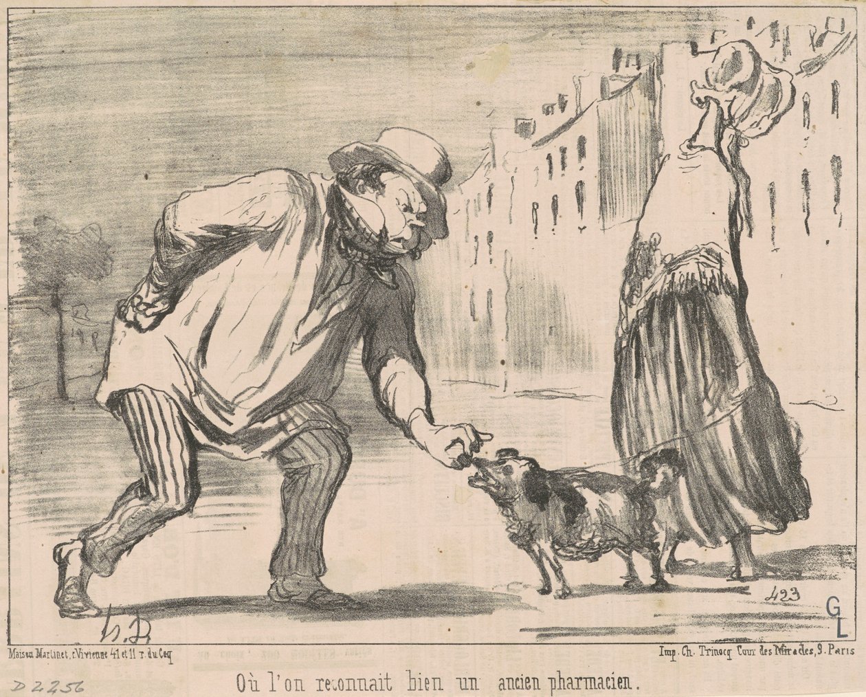 Onde reconhecemos... um ex-farmacêutico de Honoré Daumier