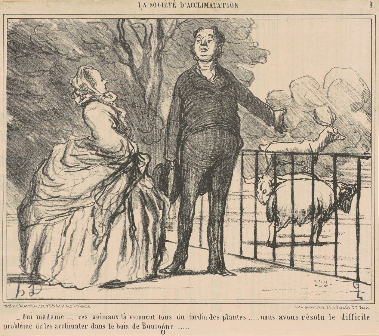 Sim senhora... aqueles animais... de Honoré Daumier