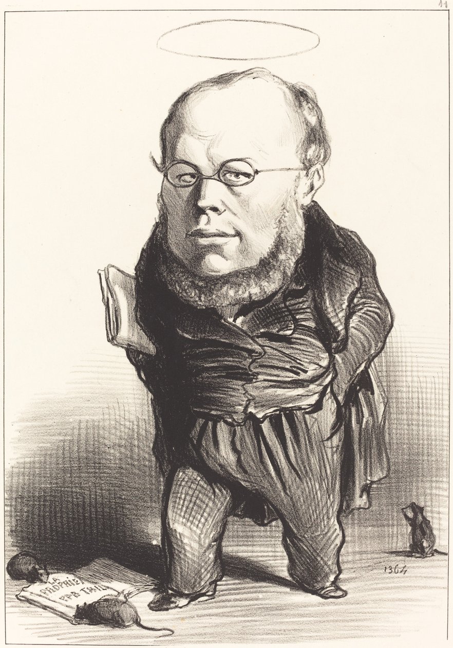 PJ Proudhon de Honoré Daumier