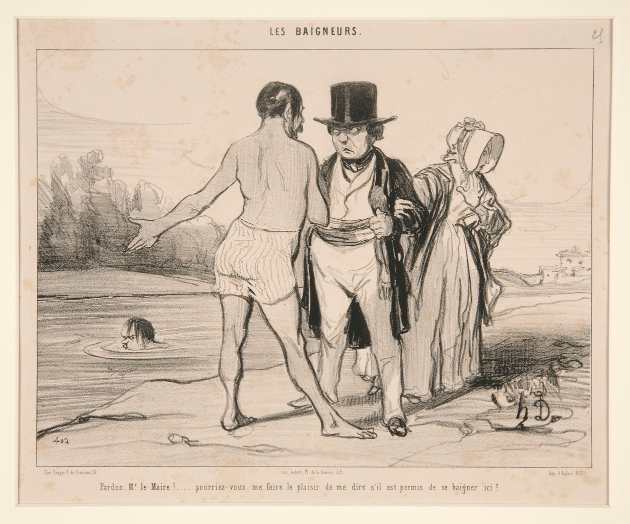Desculpe, Sr. Presidente da Câmara! de Honoré Daumier