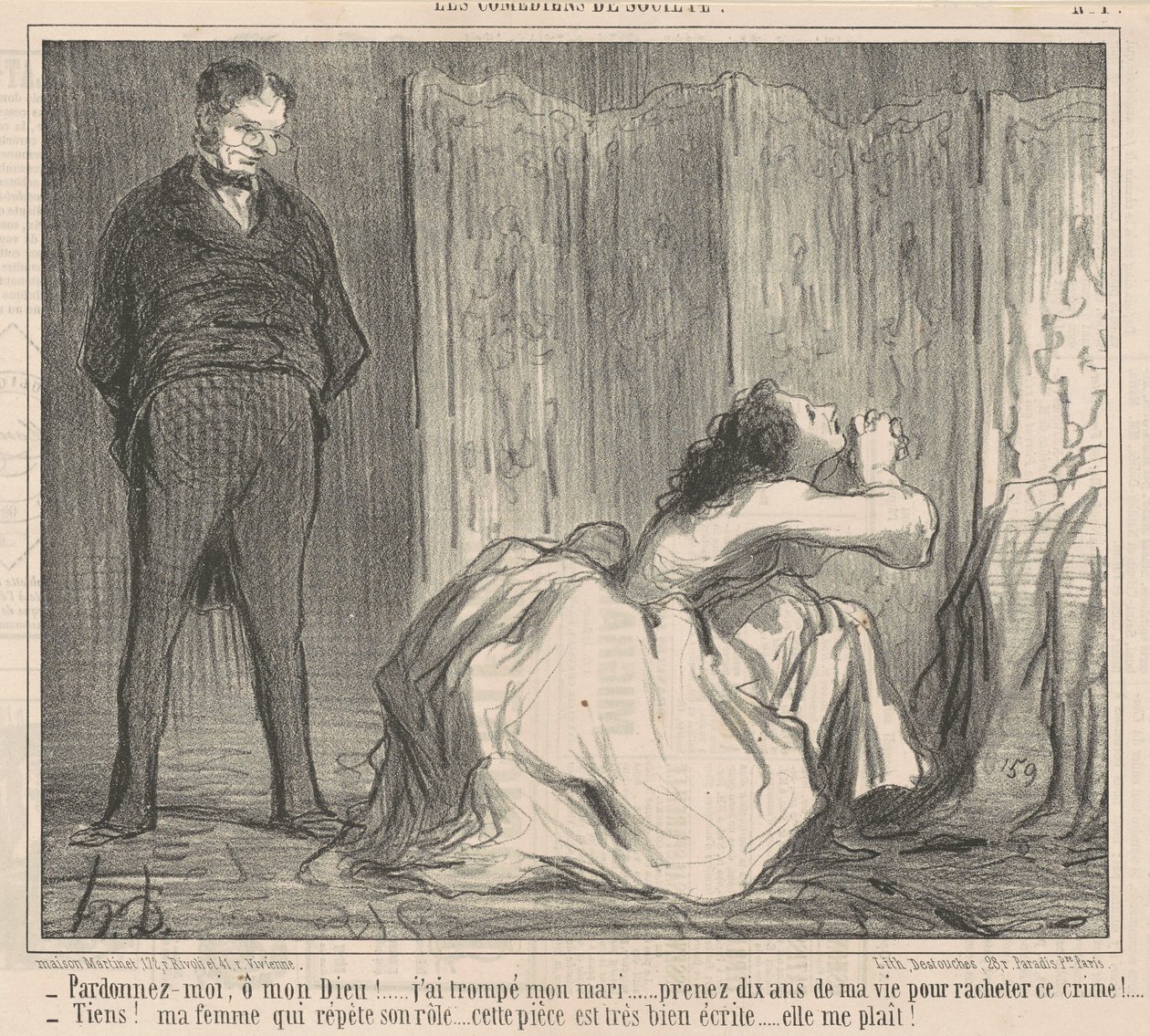 Pardonnez-moi, o mon dieu! ... de Honoré Daumier