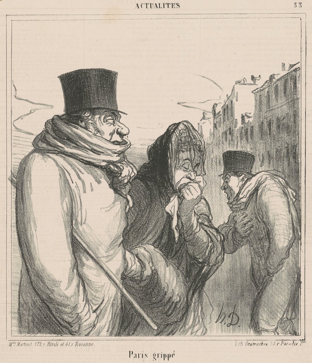 Paris se apoderou de Honoré Daumier