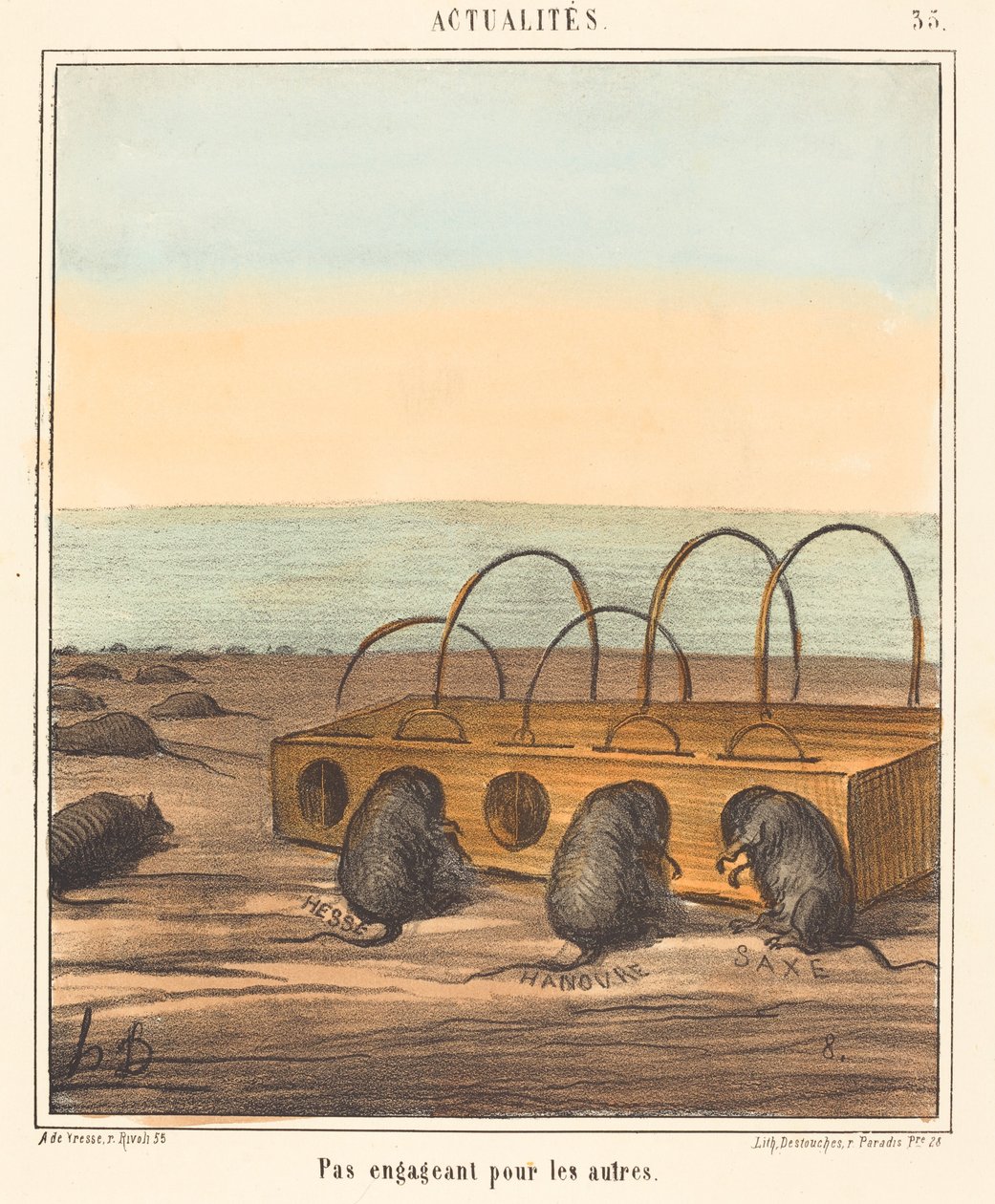 Desinteressante para os outros de Honoré Daumier