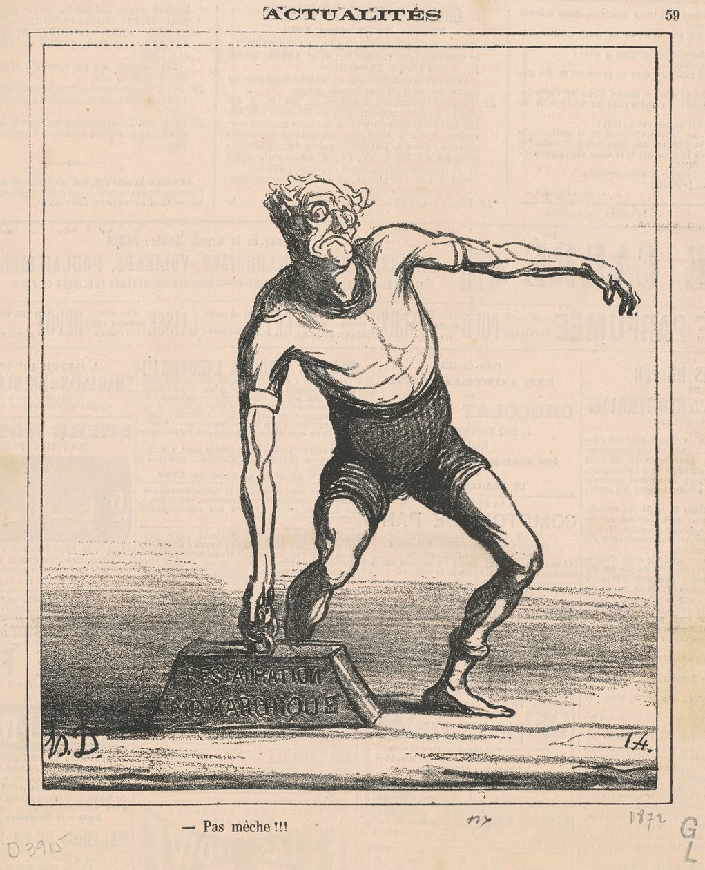 Sem pavio!!! de Honoré Daumier
