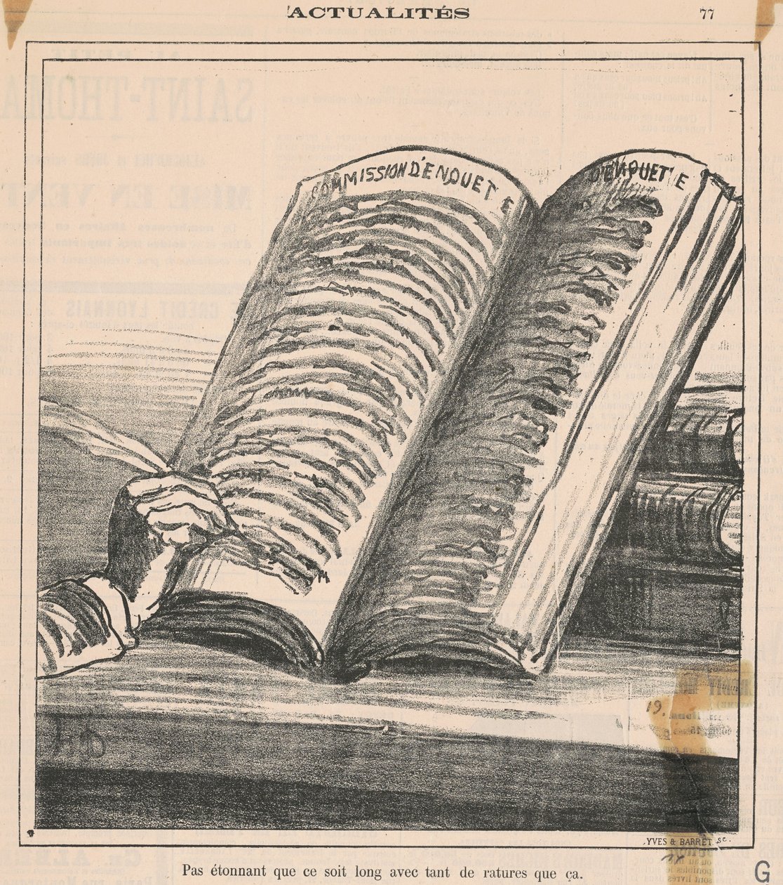 Não é à toa que é longo... de Honoré Daumier