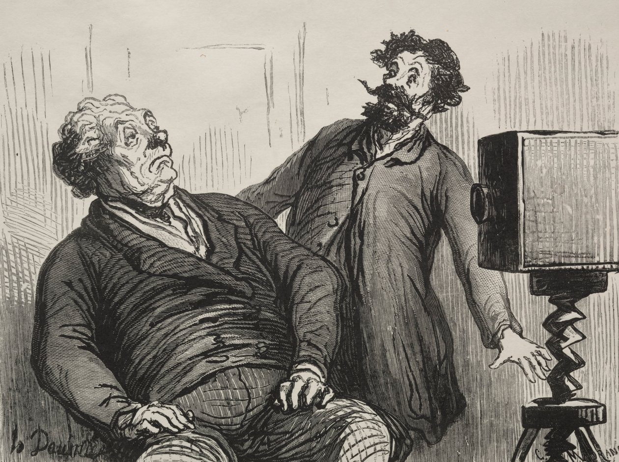 Fotógrafo e fotografado. de Honoré Daumier