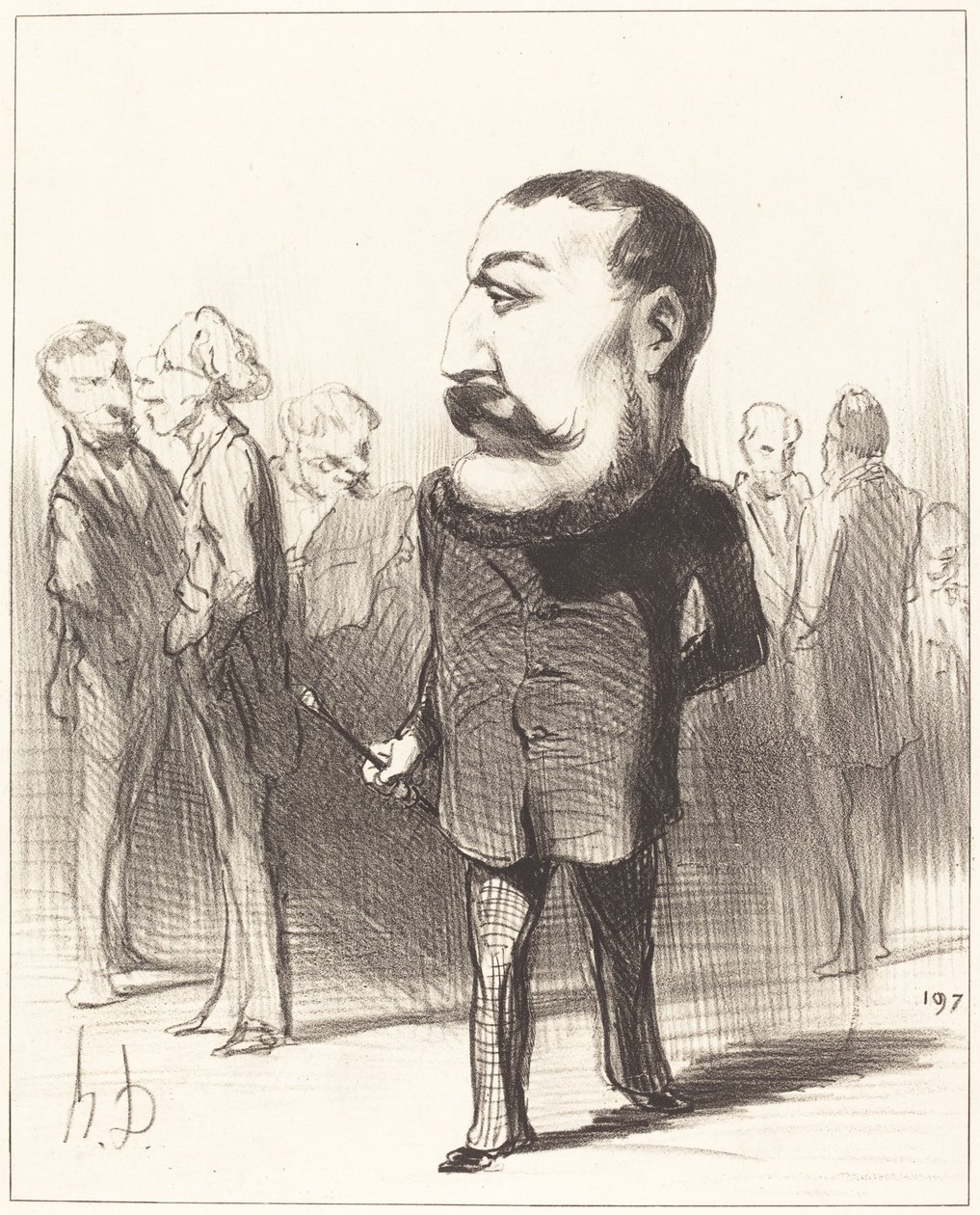 Pierre-Napoleão Bonaparte de Honoré Daumier