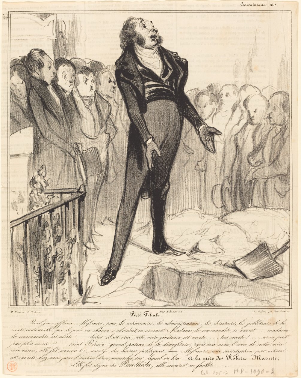 Pietié Filiale de Honoré Daumier