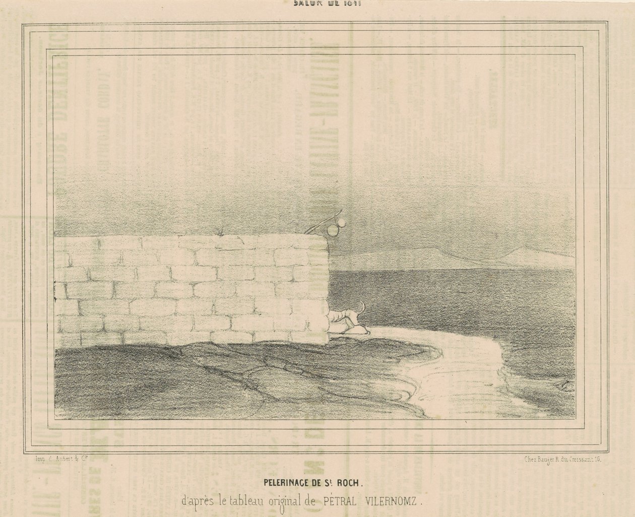 Peregrinação de São Roque de Honoré Daumier