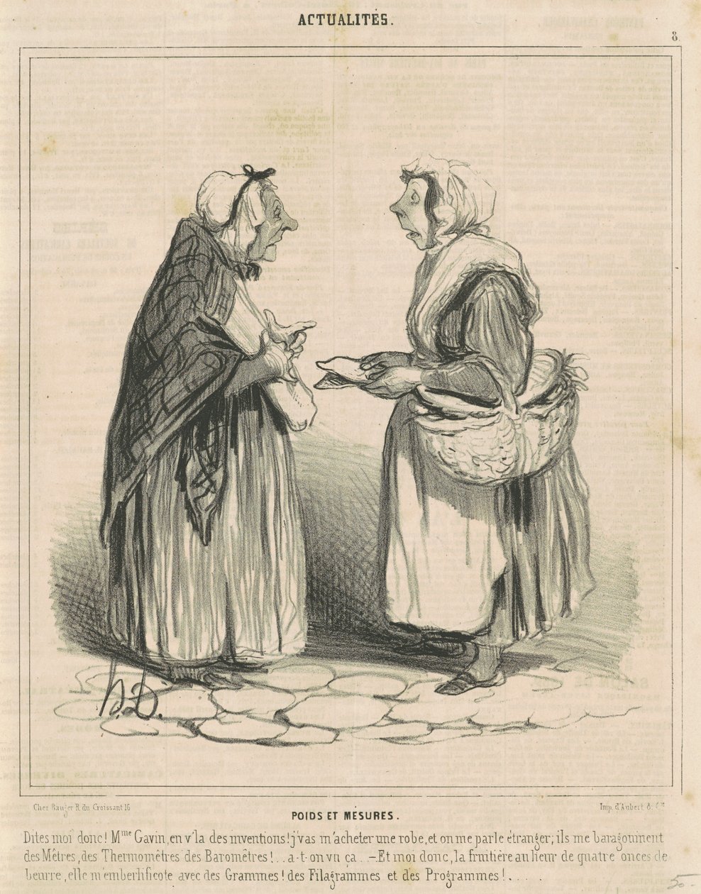 Pesos e medidas de Honoré Daumier