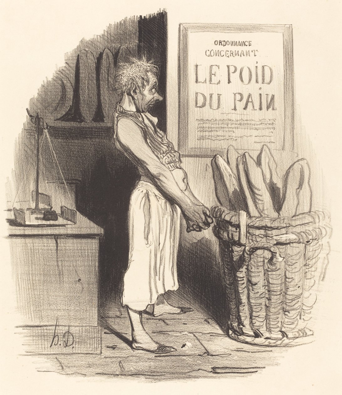 Por enquanto... nós... estamos com problemas de Honoré Daumier