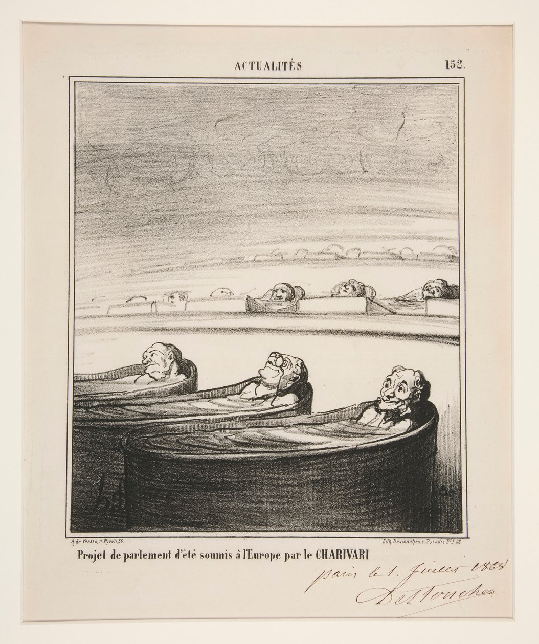 projeto do parlamento de Honoré Daumier
